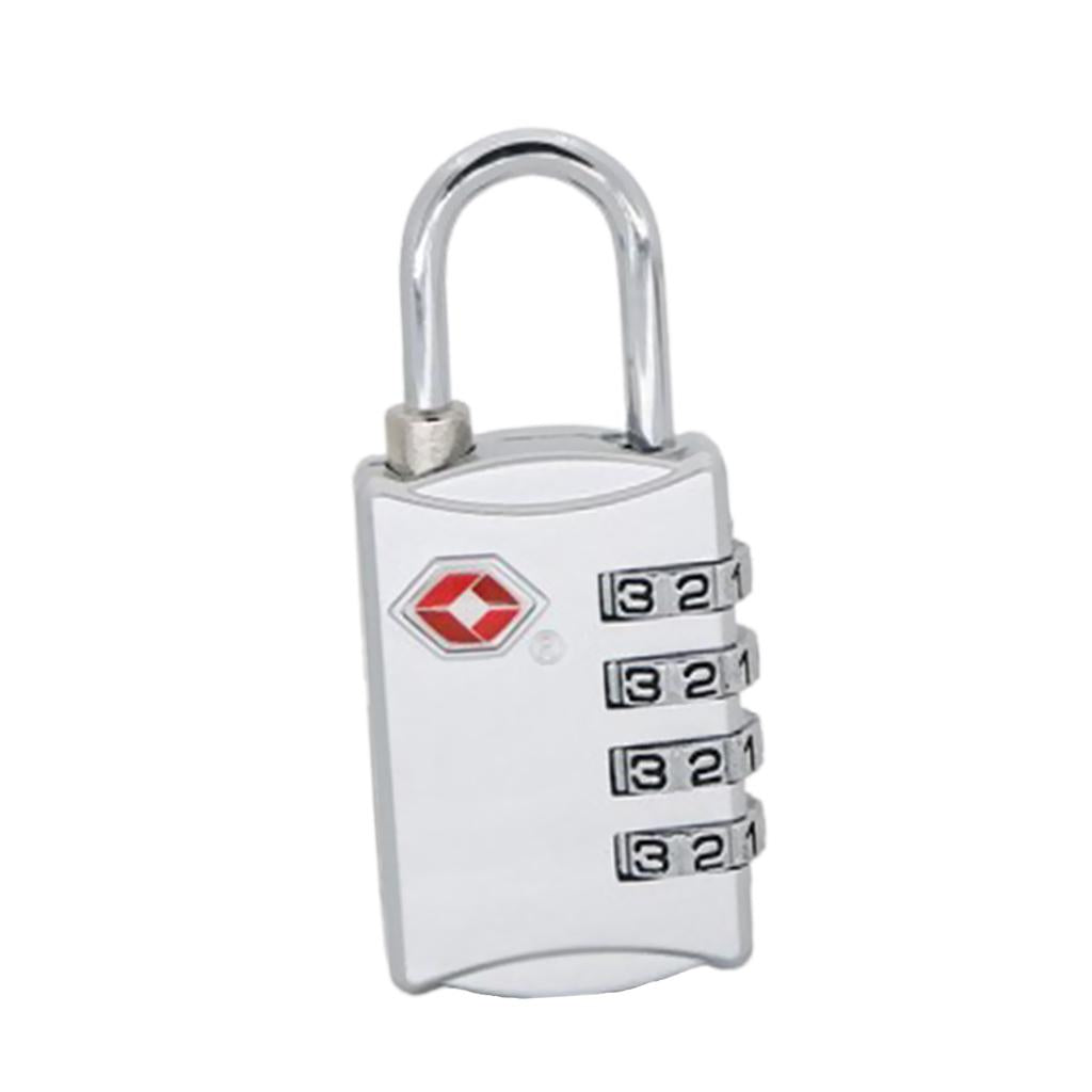 Mini Password Lock 4 Digit Combination Customs Lock Travel Luggage Case Lock