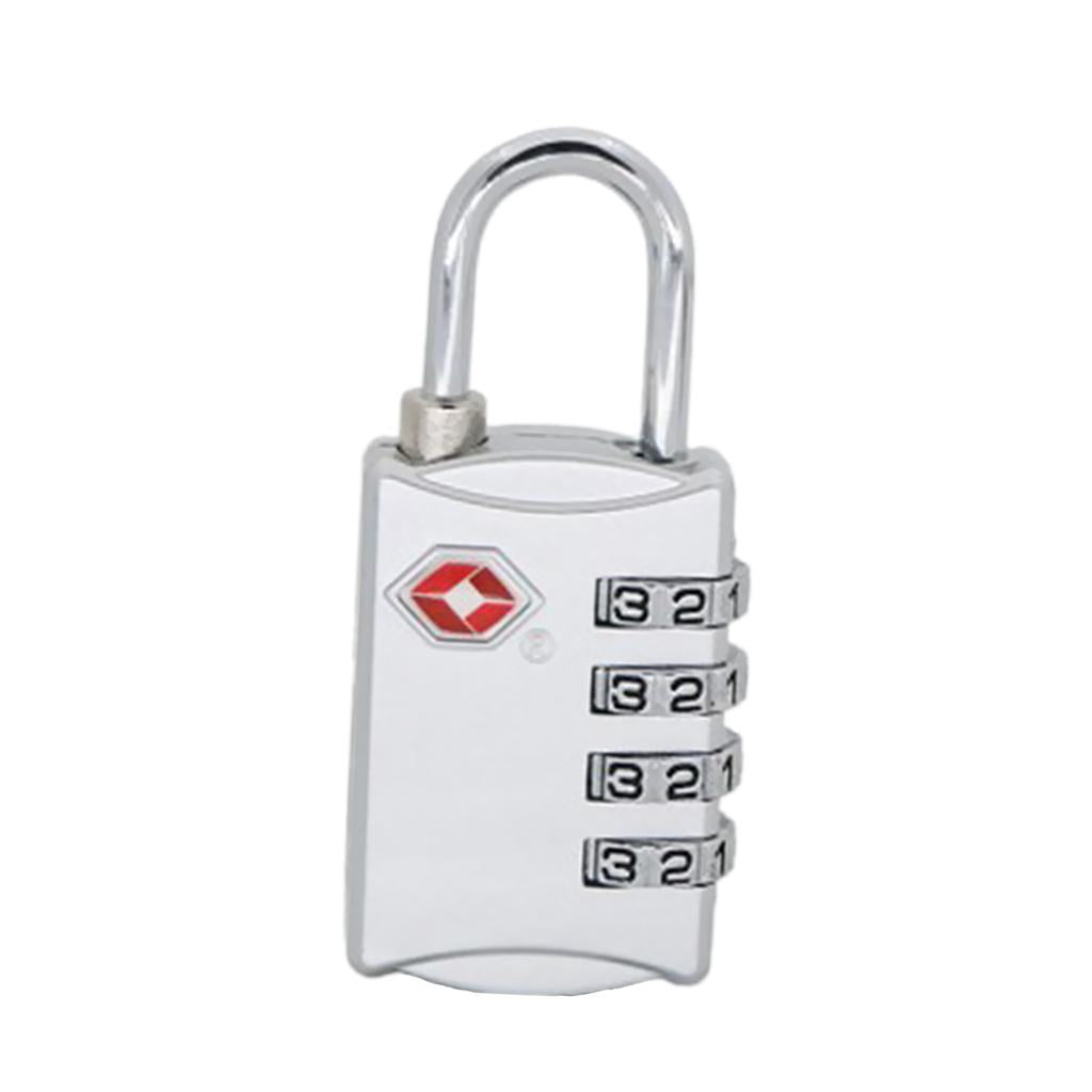 Mini Password Lock 4 Digit Combination Customs Lock Travel Luggage Case Lock