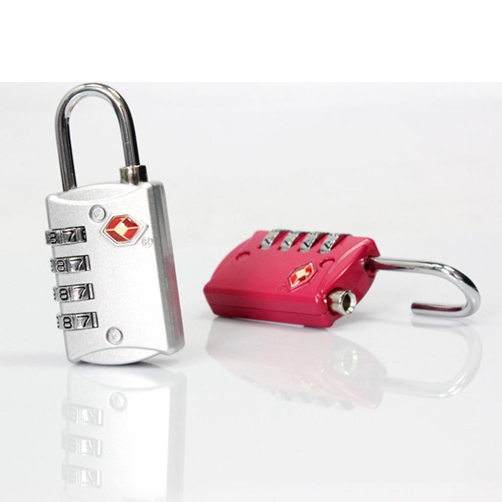 Mini Password Lock 4 Digit Combination Customs Lock Travel Luggage Case Lock