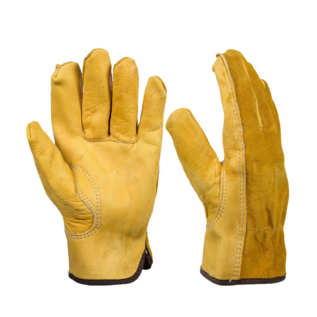 Welding Work Gloves Motorcycle DIY Yardwork Construction L