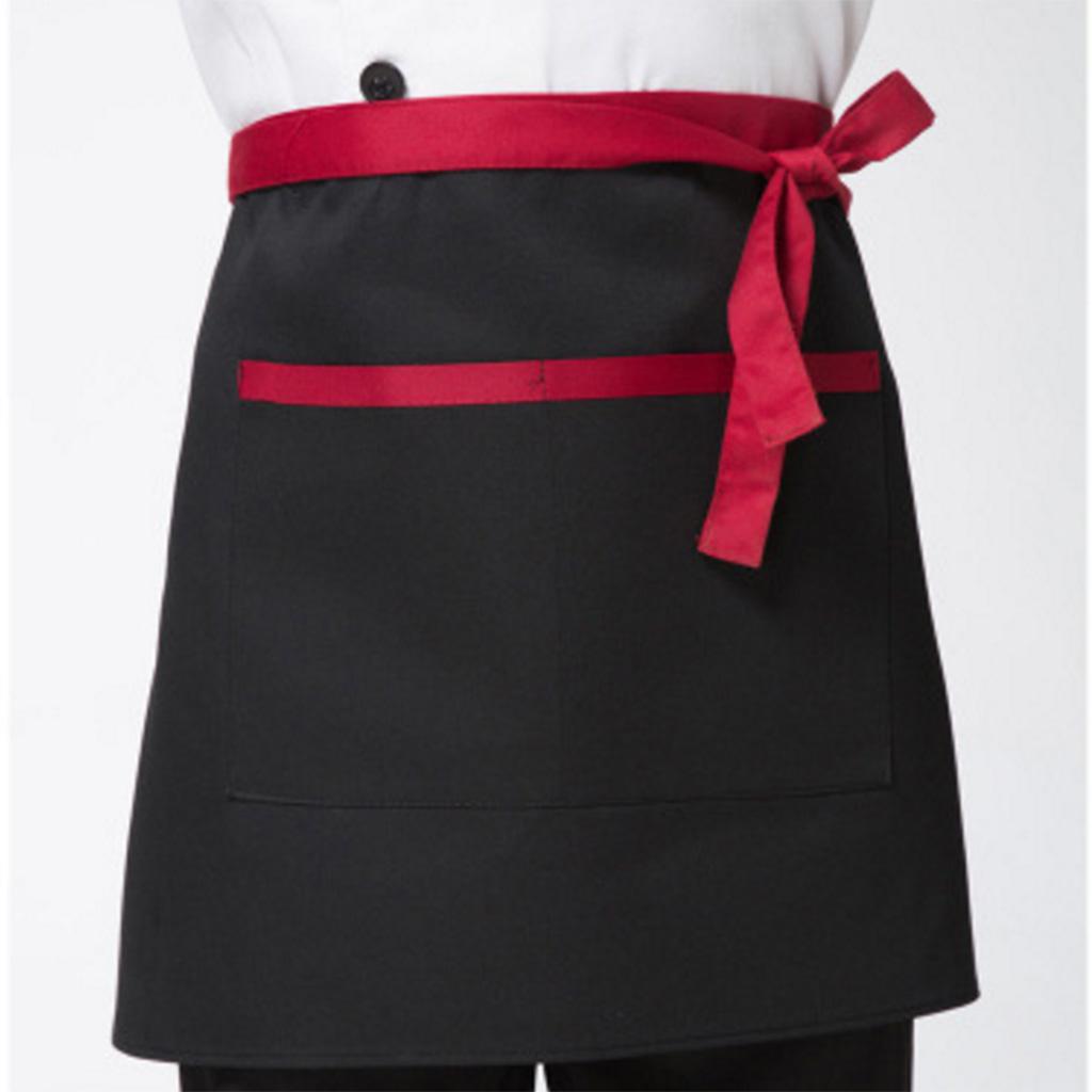 Short Waist Apron Restaurant for Bar Cafe Waitress Type3