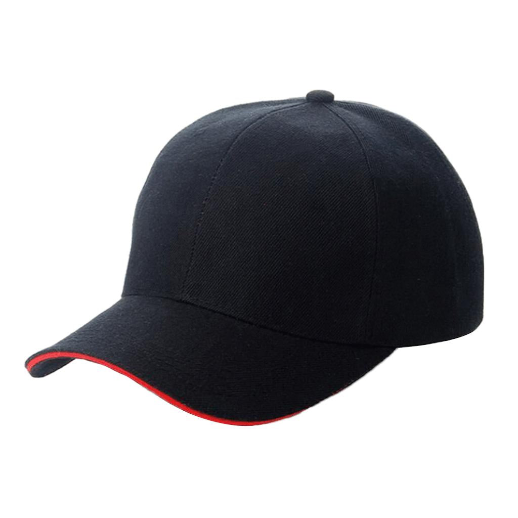 Baseball Cap Hat Vintage Golf Cap Strap Back Snapback Male Female Black