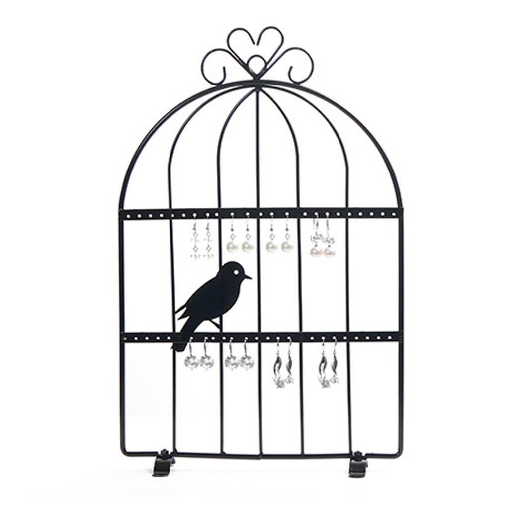 Bird Cage Jewelry Display Rack For Necklace Stand Display Jewelry Organizer