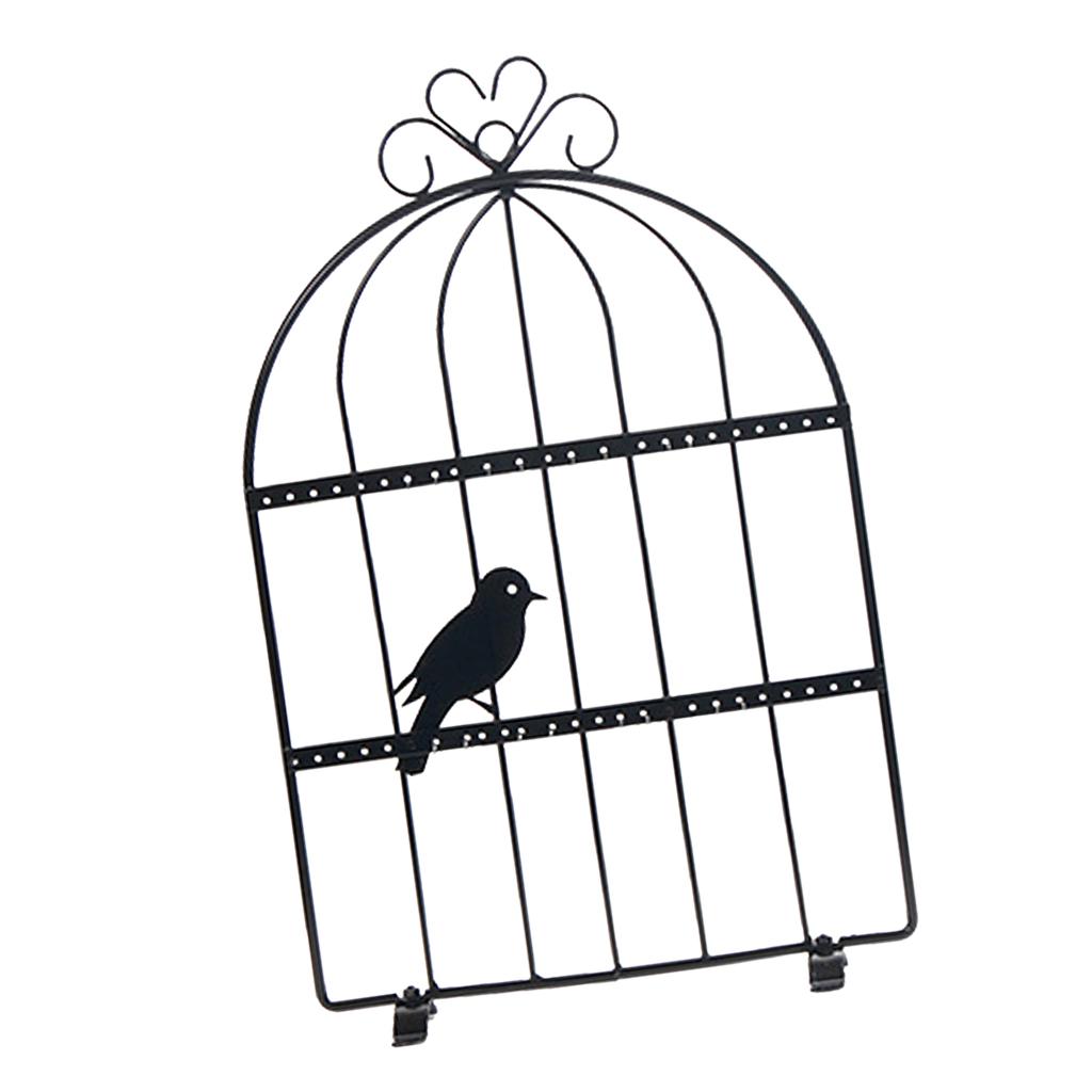 Bird Cage Jewelry Display Rack For Necklace Stand Display Jewelry Organizer