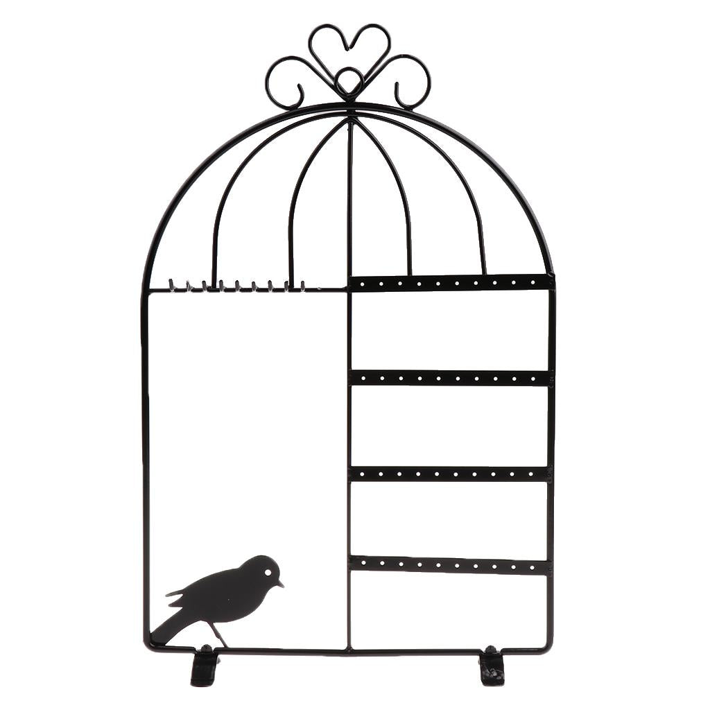 Bird Cage Jewelry Display Rack For Necklace Stand Display Jewelry Organizer