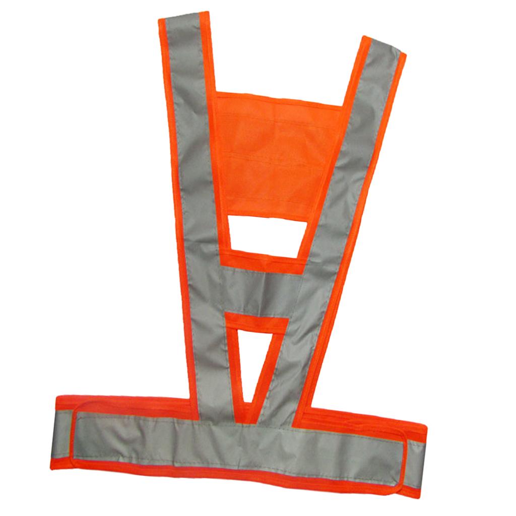 V-Shaped Reflective Safety Vest Traffic Safety Clothing High Visibility Vest