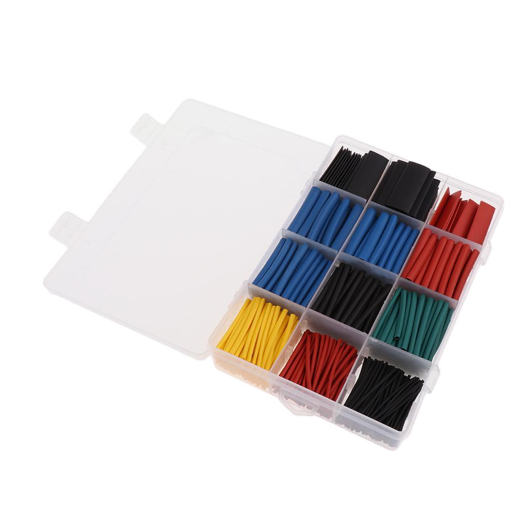 560pcs Heat Shrink Tubing Set Sleeving Wrap Cable Wire Kit for DIY 10.4Mpa