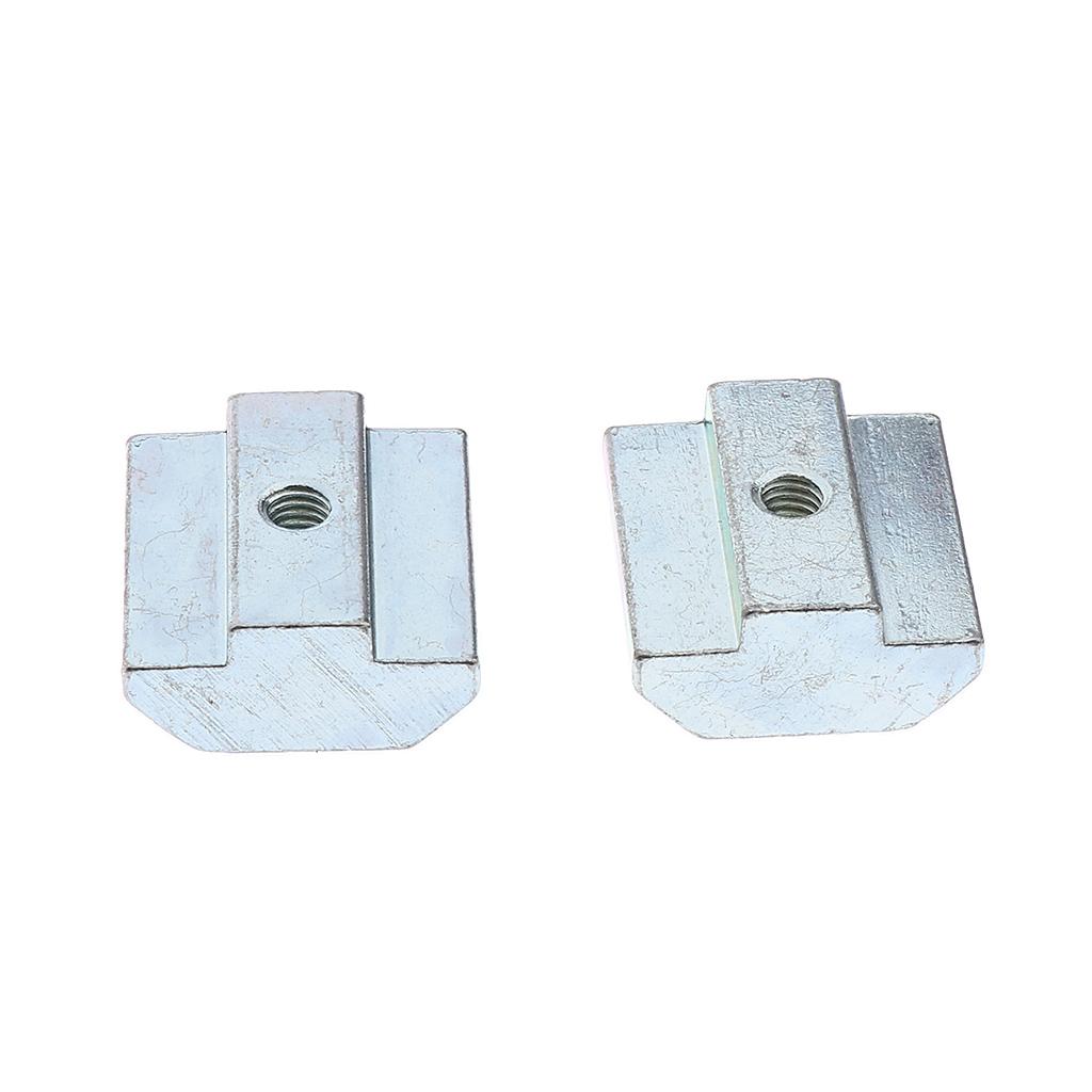 M6 T-Sliding Block Slots For 30 Series Nickel Plated Carbon Steel 6mm 20PCS