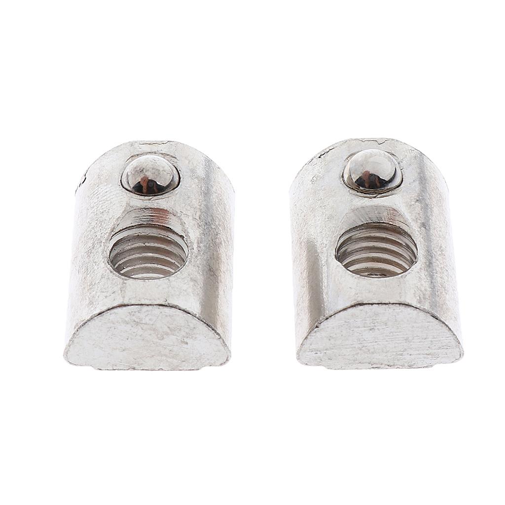 T Slot Hammer Head Drop in Nut Aluminum Profile Extrusion Slot  45-M8