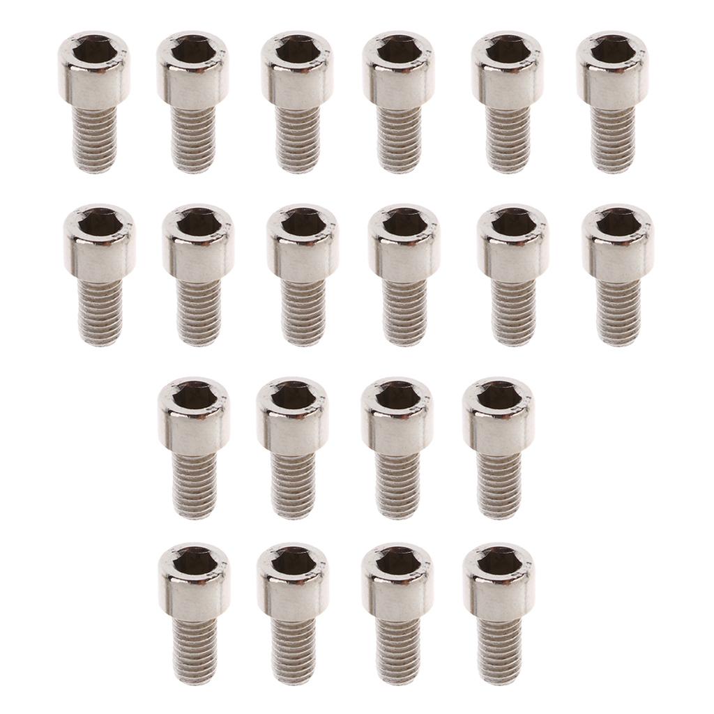 M5*10 Hexagon Round Mushroom Head Cap Screws Bolts Steel 20 Pieces