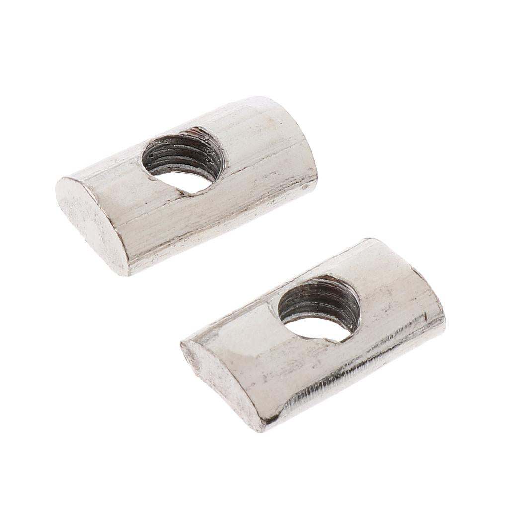 20 Pieces M4 Carbon Steel Profile Thread T-slot Sliding Block Slot Nuts