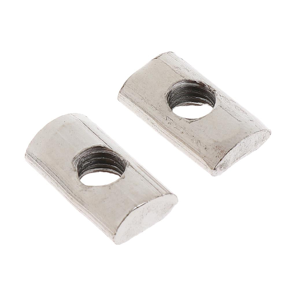 20 Pieces M4 Carbon Steel Profile Thread T-slot Sliding Block Slot Nuts