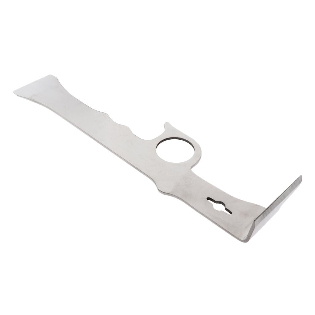 10 Pieces Stainless Steel Beehive Bee Hive Honey Scraper Tool for Beekeepers