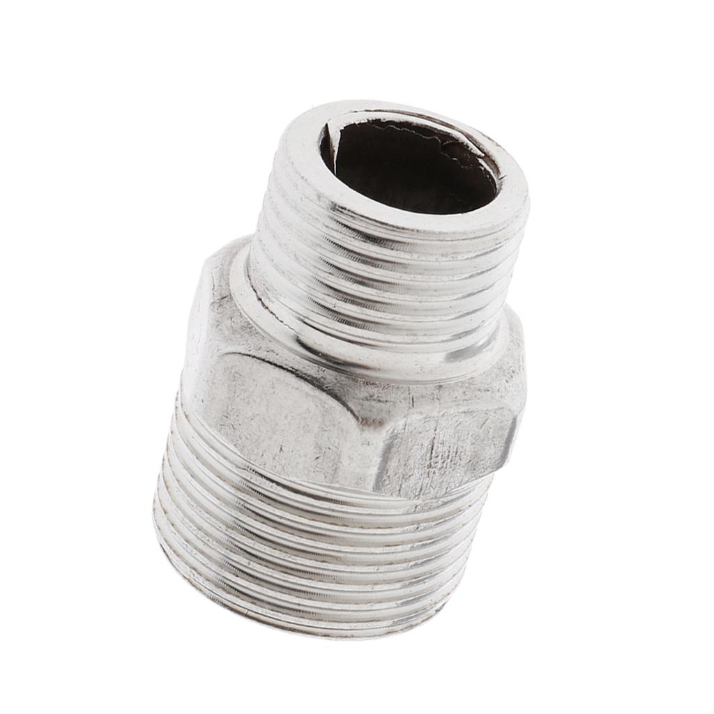 Stainless Steel Male to Female Pipe Hex Fitting Industrial Commercial 3/4'' x 1/2''