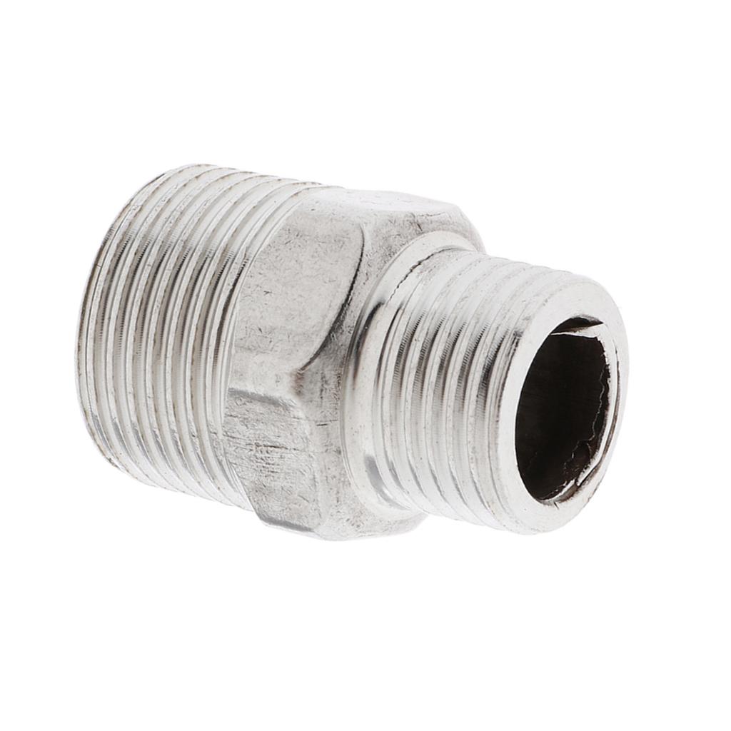 Stainless Steel Male to Female Pipe Hex Fitting Industrial Commercial 3/4'' x 1/2''