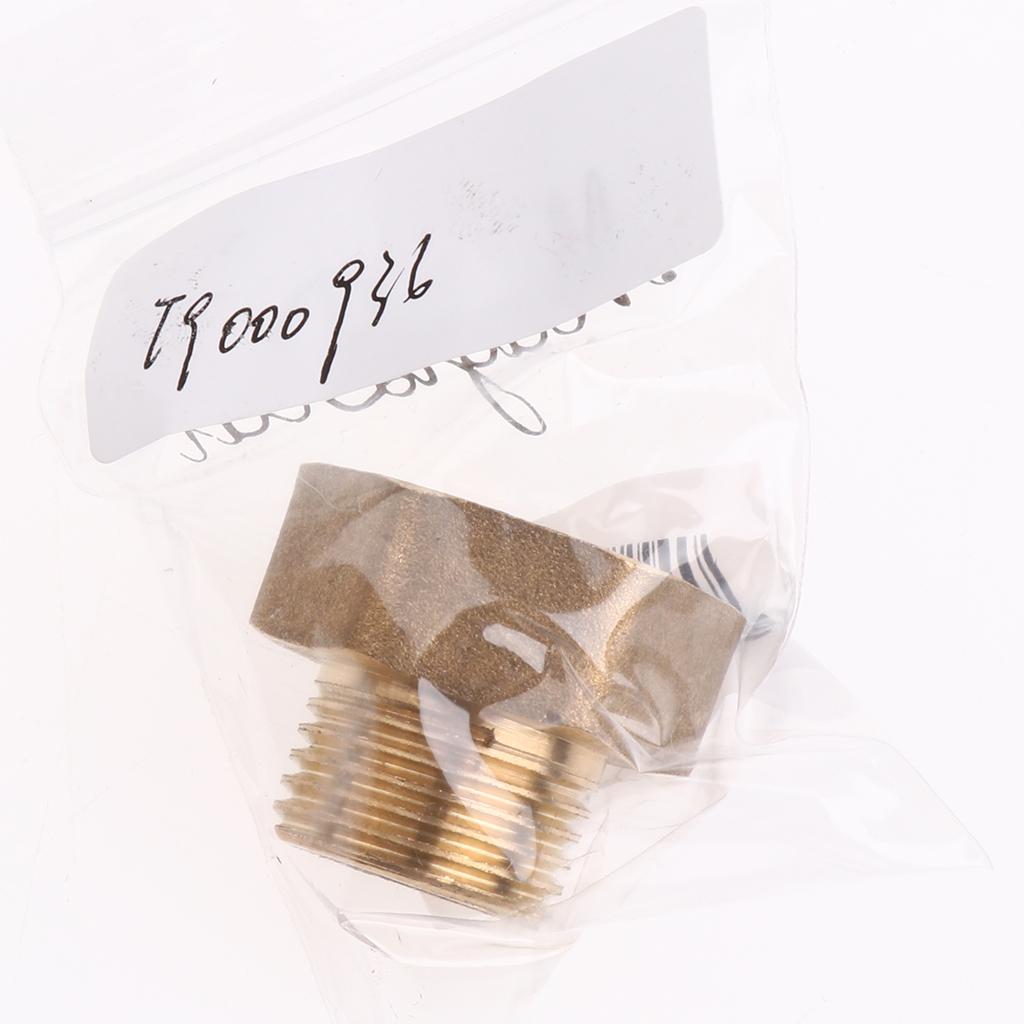 Brass Hex Threaded Pipe Fitting Tube Male to Female 25 x 20mm 3/4" x 1/2"
