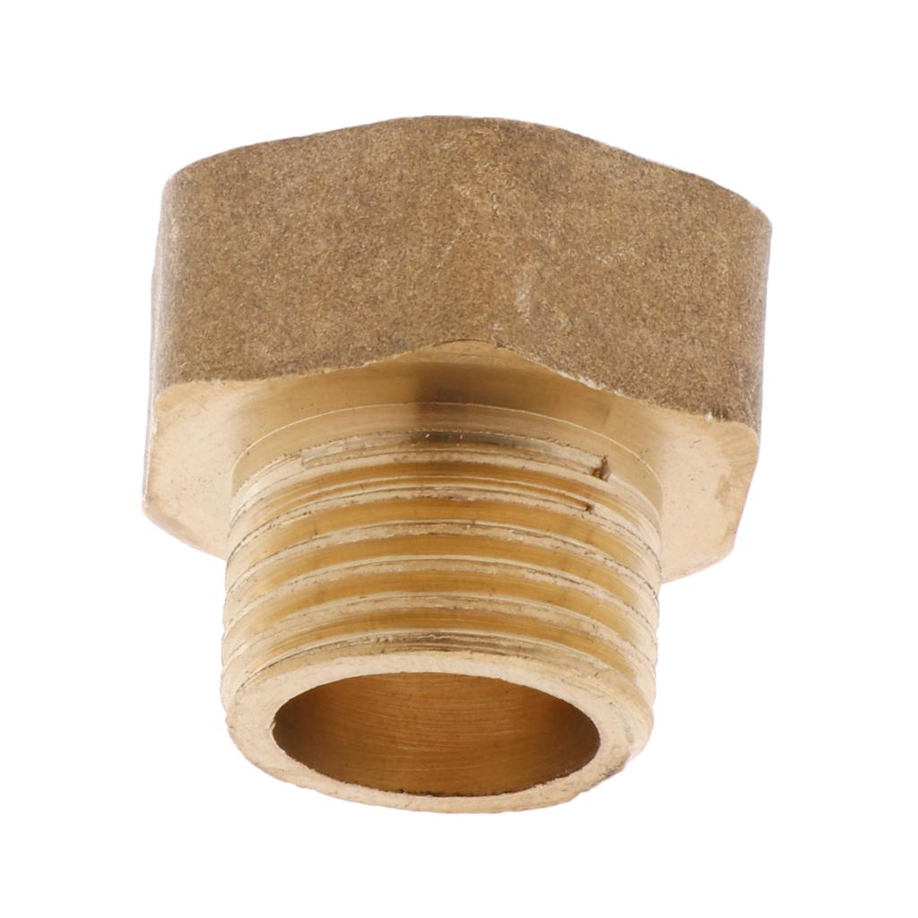Brass Hex Threaded Pipe Fitting Tube Male to Female 25 x 20mm 3/4" x 1/2"