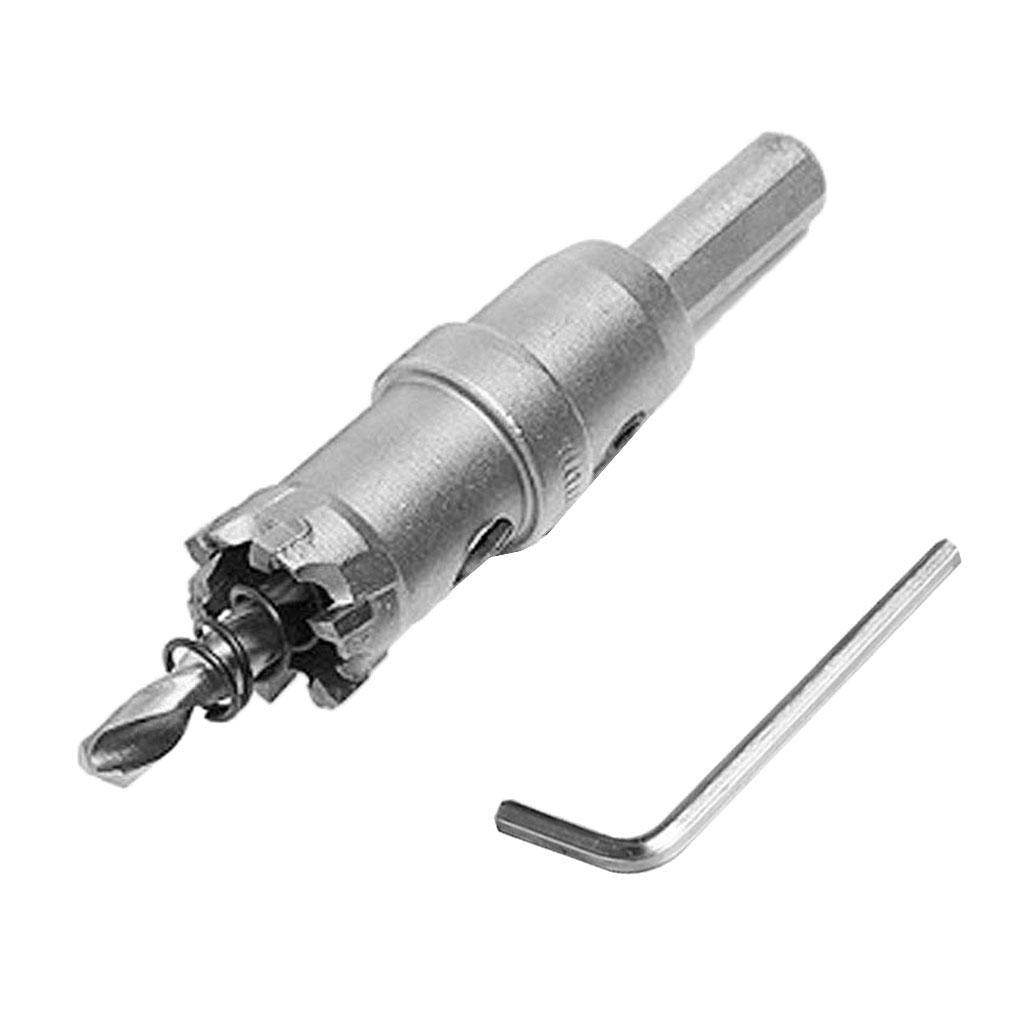 Stainless Steel Carbide Tip Alloy Hole Saw Multiple-tooth Drill Bit 19.5mm