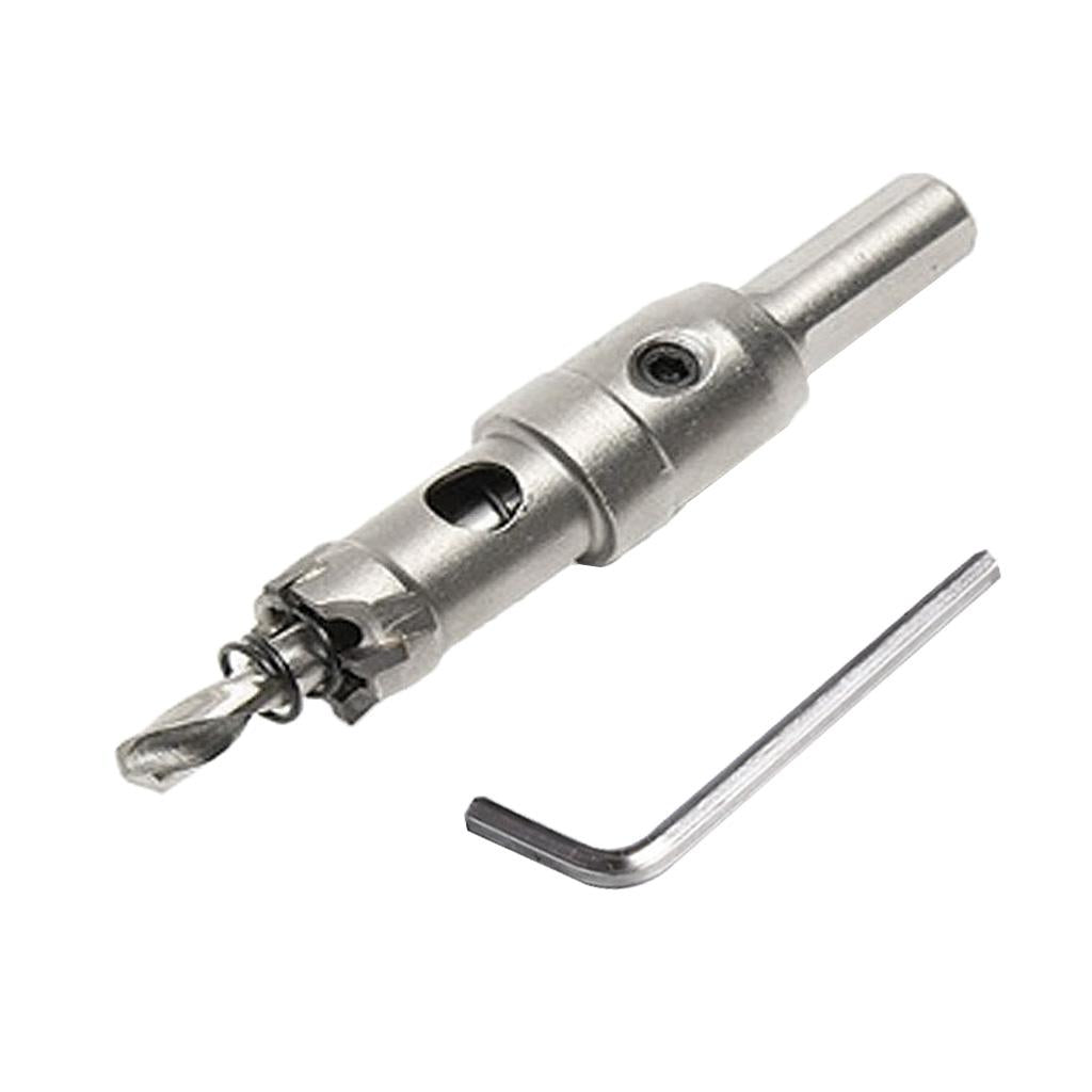 Stainless Steel Carbide Tip Alloy Hole Saw Multiple-tooth Drill Bit 17mm