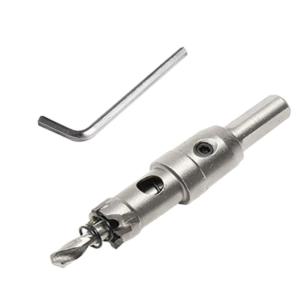 Stainless Steel Carbide Tip Alloy Hole Saw Multiple-tooth Drill Bit 17mm