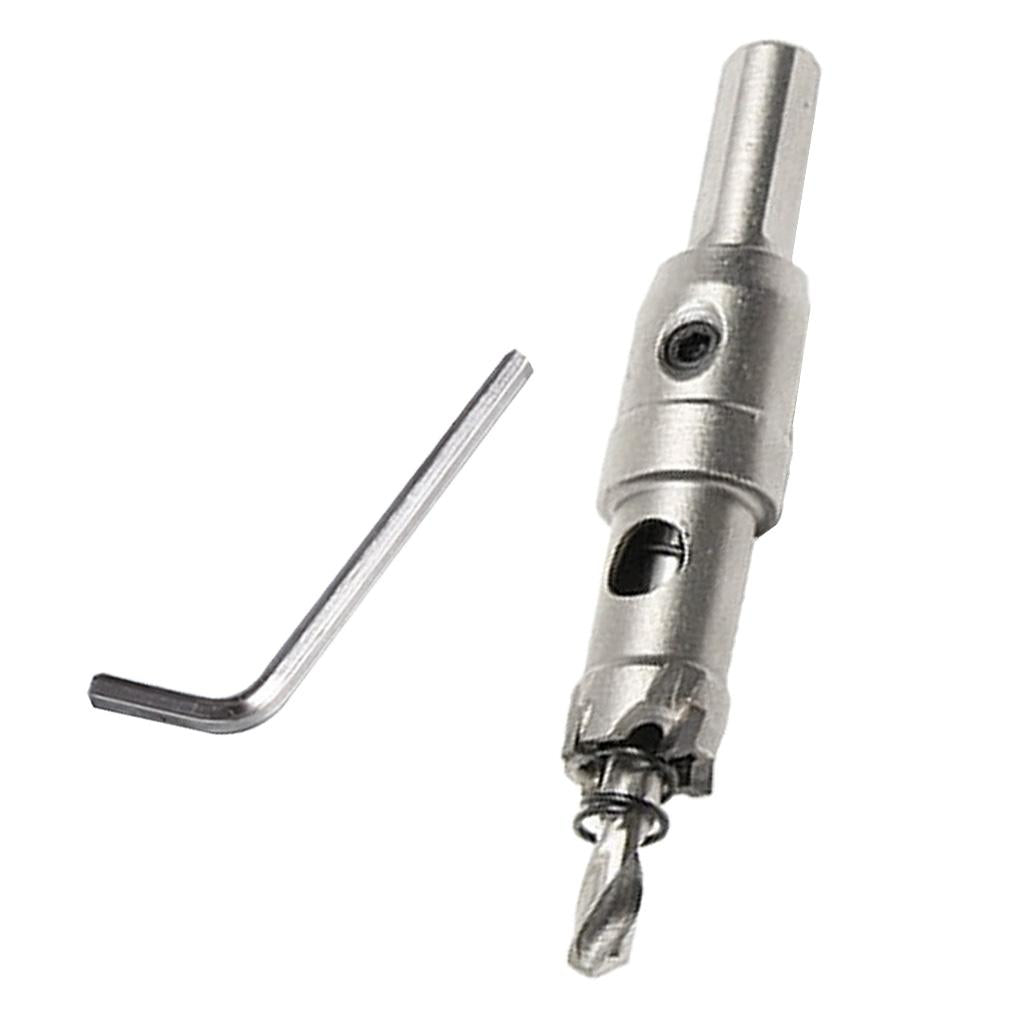 Stainless Steel Carbide Tip Alloy Hole Saw Multiple-tooth Drill Bit 17mm