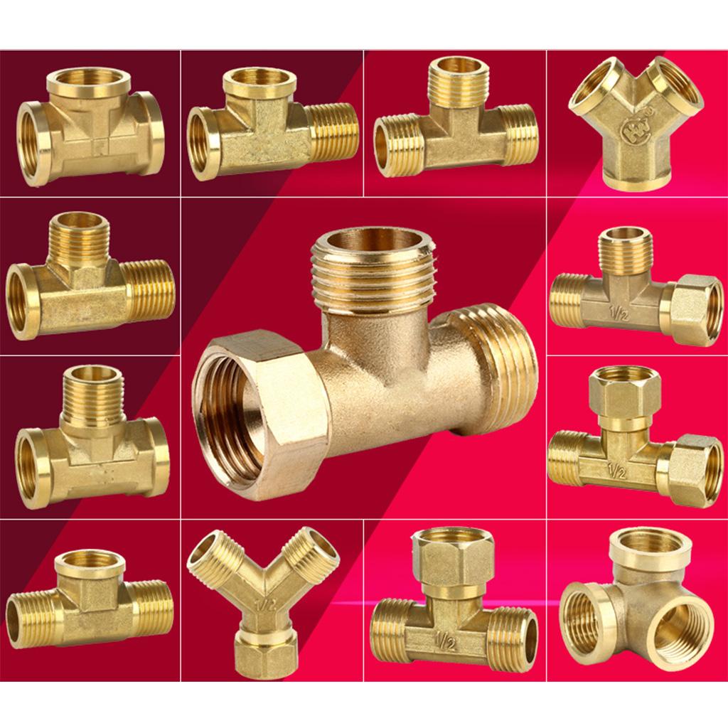 Female Male 2 Way Tube Hose Coupler Connector Joint Fitting Type B