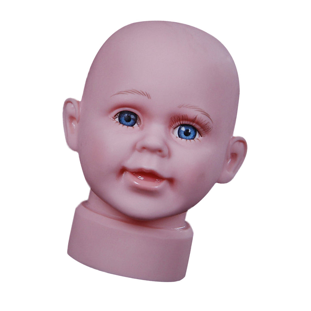 Infant And Child Head Mannequin Model For Wig Hat Display 37cm