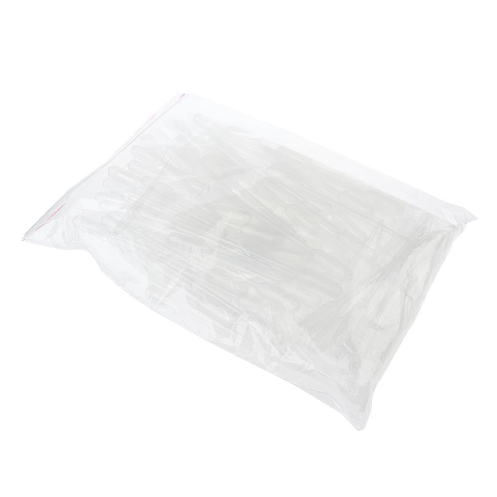 100 Pieces Disposable Plastic Eye Droppers Transfer Graduated Pipettes 5mL