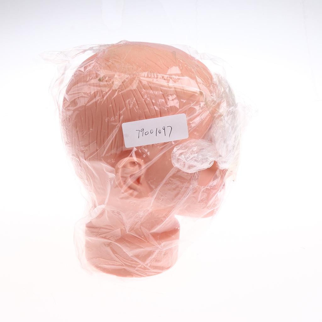 Cosmetology Child Boy Mannequin Head Model Wig Hair Scarf Hat Display PVC