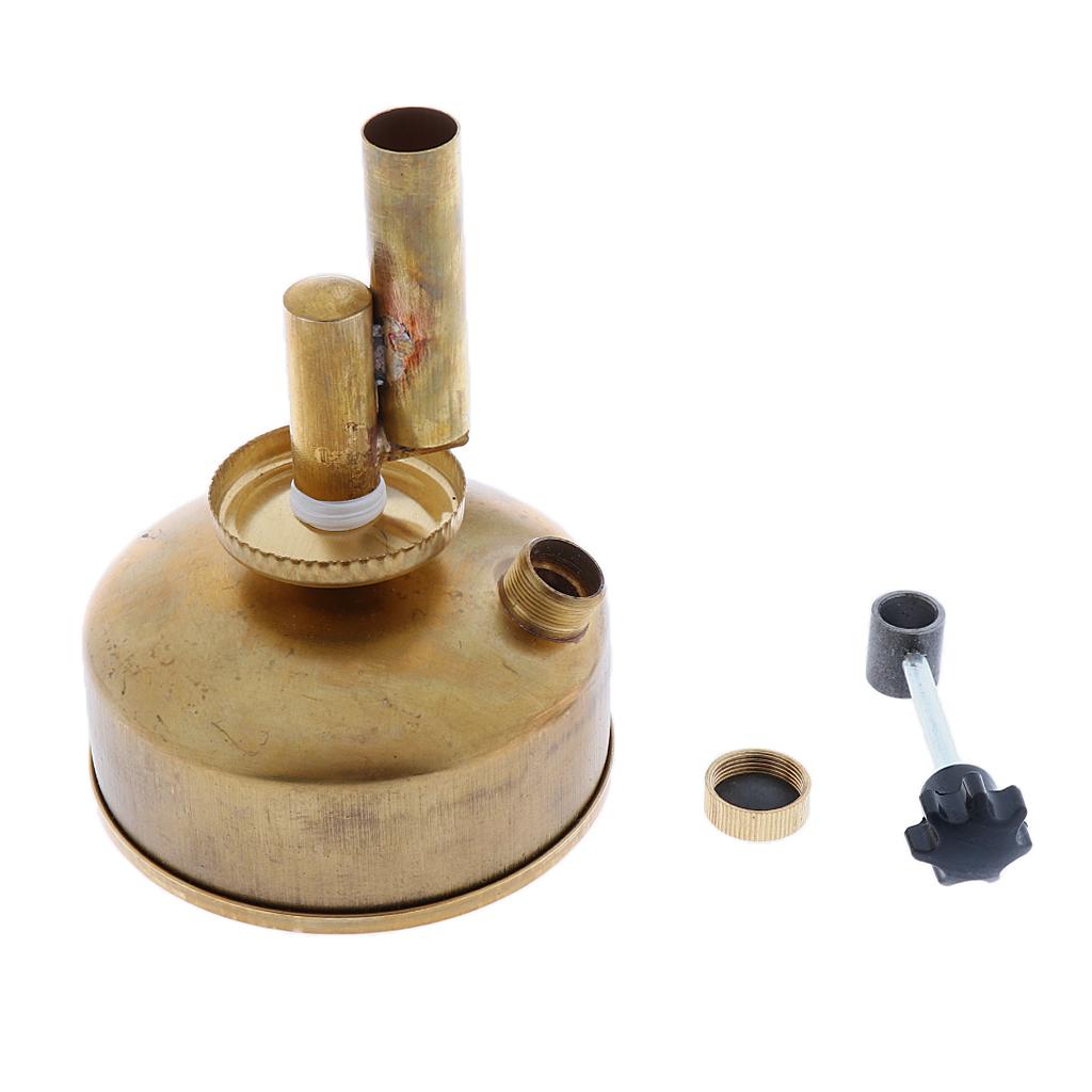 Lab Brass Alcohol Blast Burner High Temperature Spirit Blow Lamp Adjustable