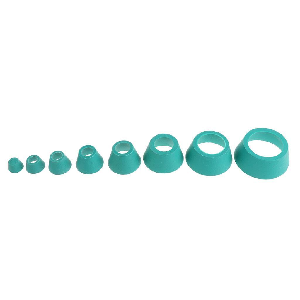 Set of 9pcs Filter Adapter Cones Set, Buchner Funnel Flask Adapter Set, Tapered Collar, Good Elasticity Smooth Surface Hardwearing