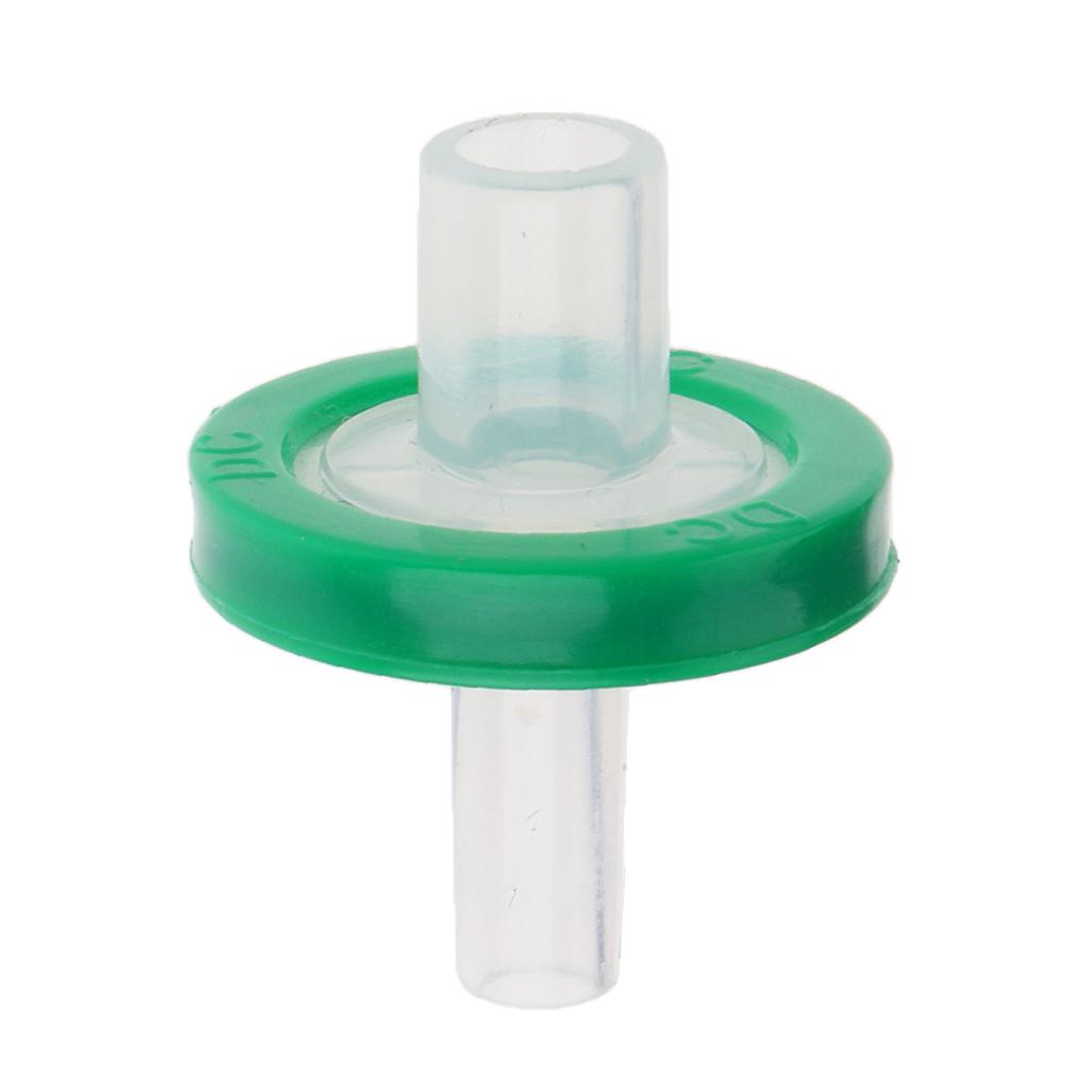 100pcs Scientific Green Filters 13 mm Diameter 0.22um Organic Solution Membrane