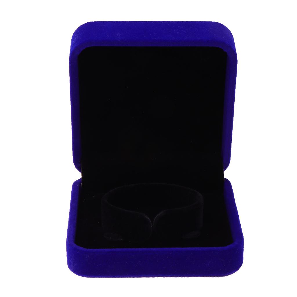 Bracelet Bangle Watch Jewelry Storage Presentation Gift Box Case Dark Blue