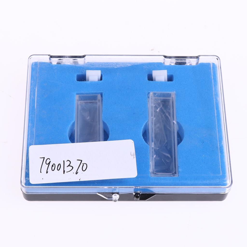 2Pcs 5mm Fluorescence Quartz Cuvette Cell Cuvette