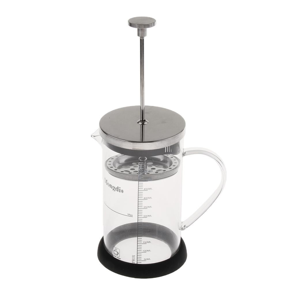 French Press Glass Cafetiere French Filter Coffee Press Plunger