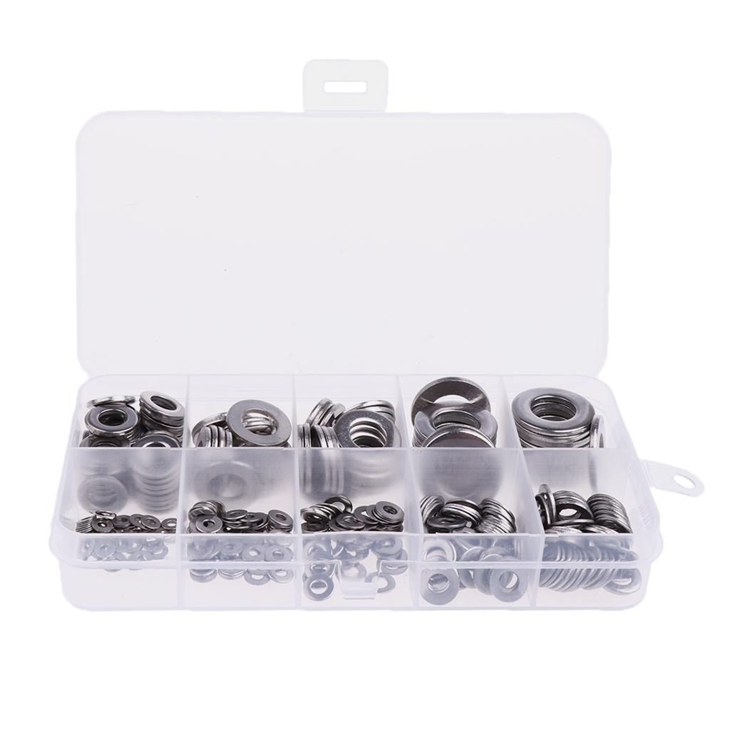 Assorted M2 M2.5 M3 M4 M5 M6 M8 M10 Flat Head Threaded Rivet Nuts Insert Kit