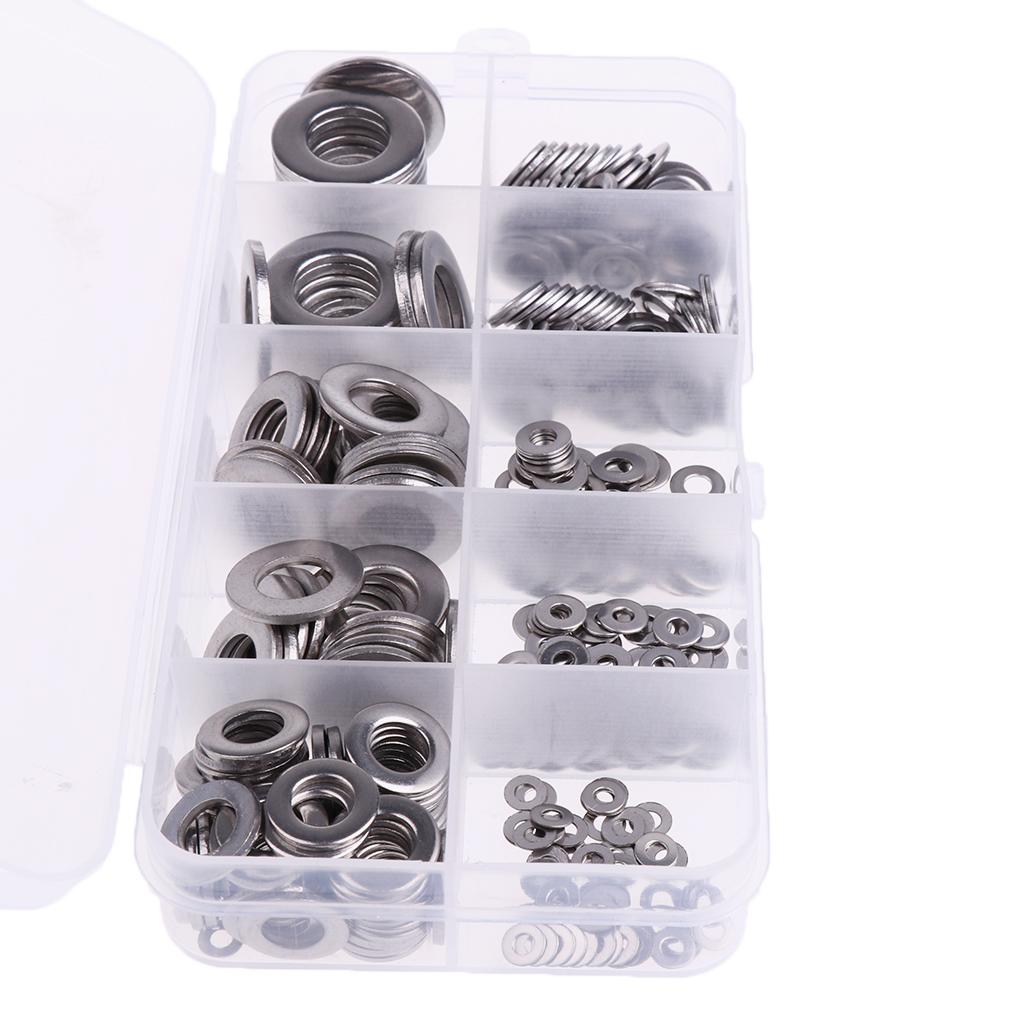 Assorted M2 M2.5 M3 M4 M5 M6 M8 M10 Flat Head Threaded Rivet Nuts Insert Kit