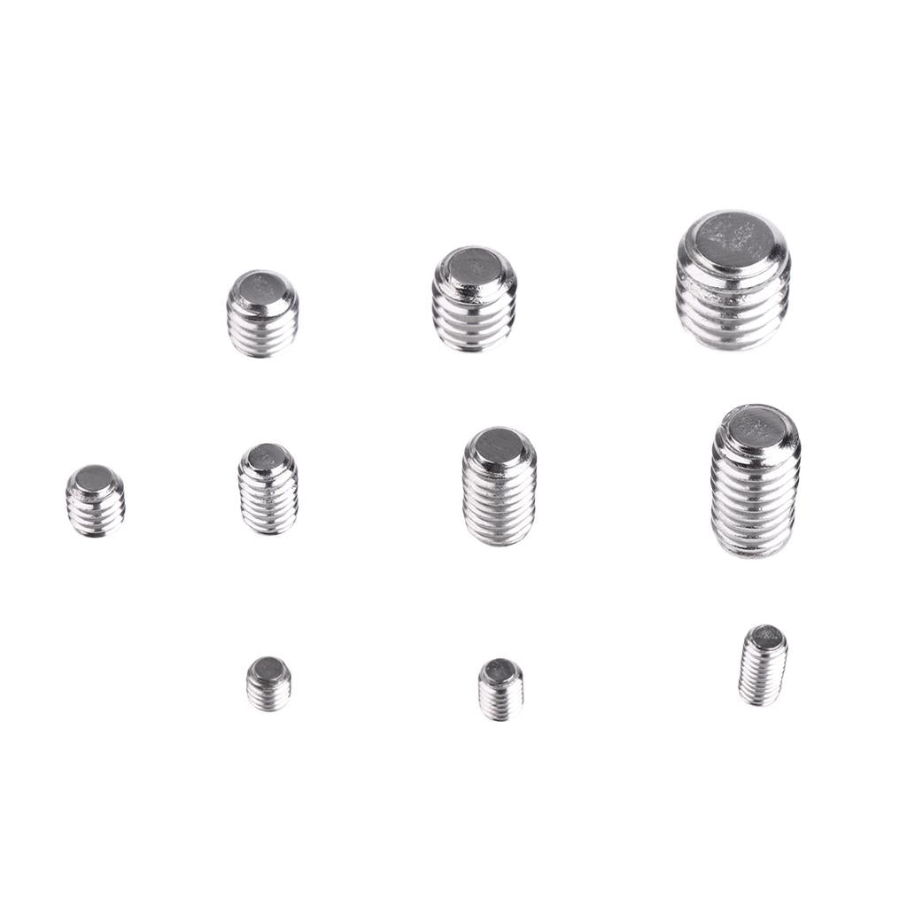 Assorted 300 Pieces Allen Hex Screws Machine Headless Hexagon Socket Bolts