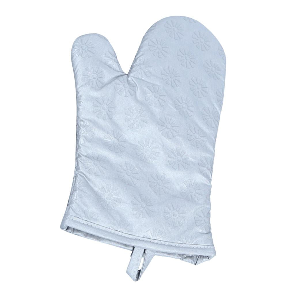 Heat Resistant Silicone Oven Mitts with Non-Slip Oven Gloves for Cooking