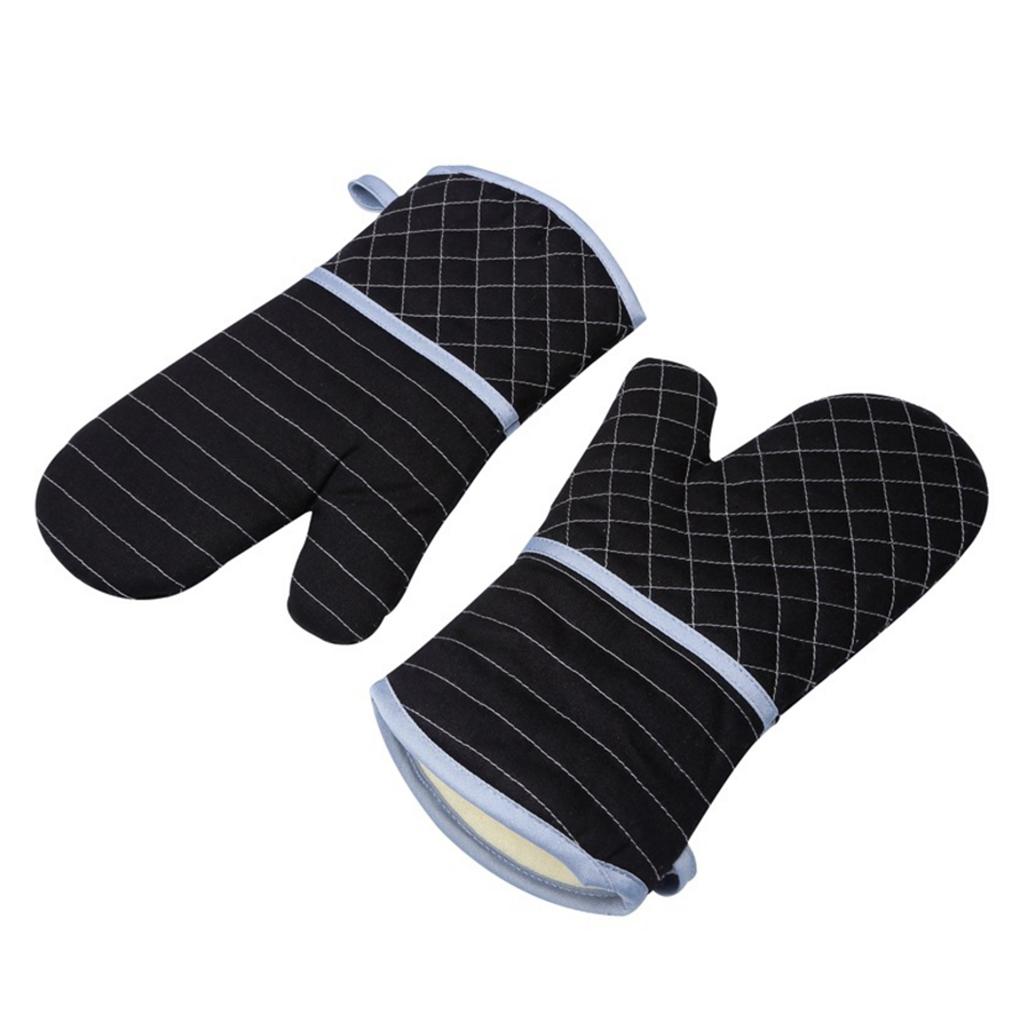 Kitchen Heat Resistant Oven Mitts with Non-slip Oven Gloves for Cooking #1