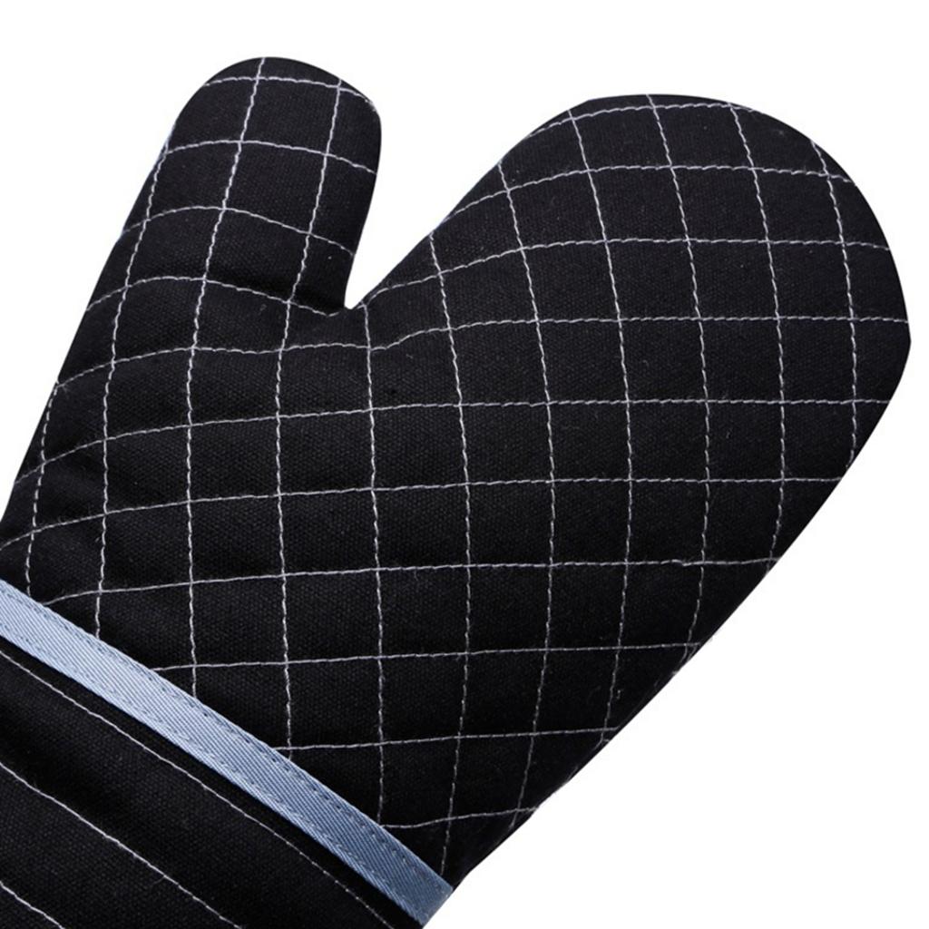 Kitchen Heat Resistant Oven Mitts with Non-slip Oven Gloves for Cooking #2