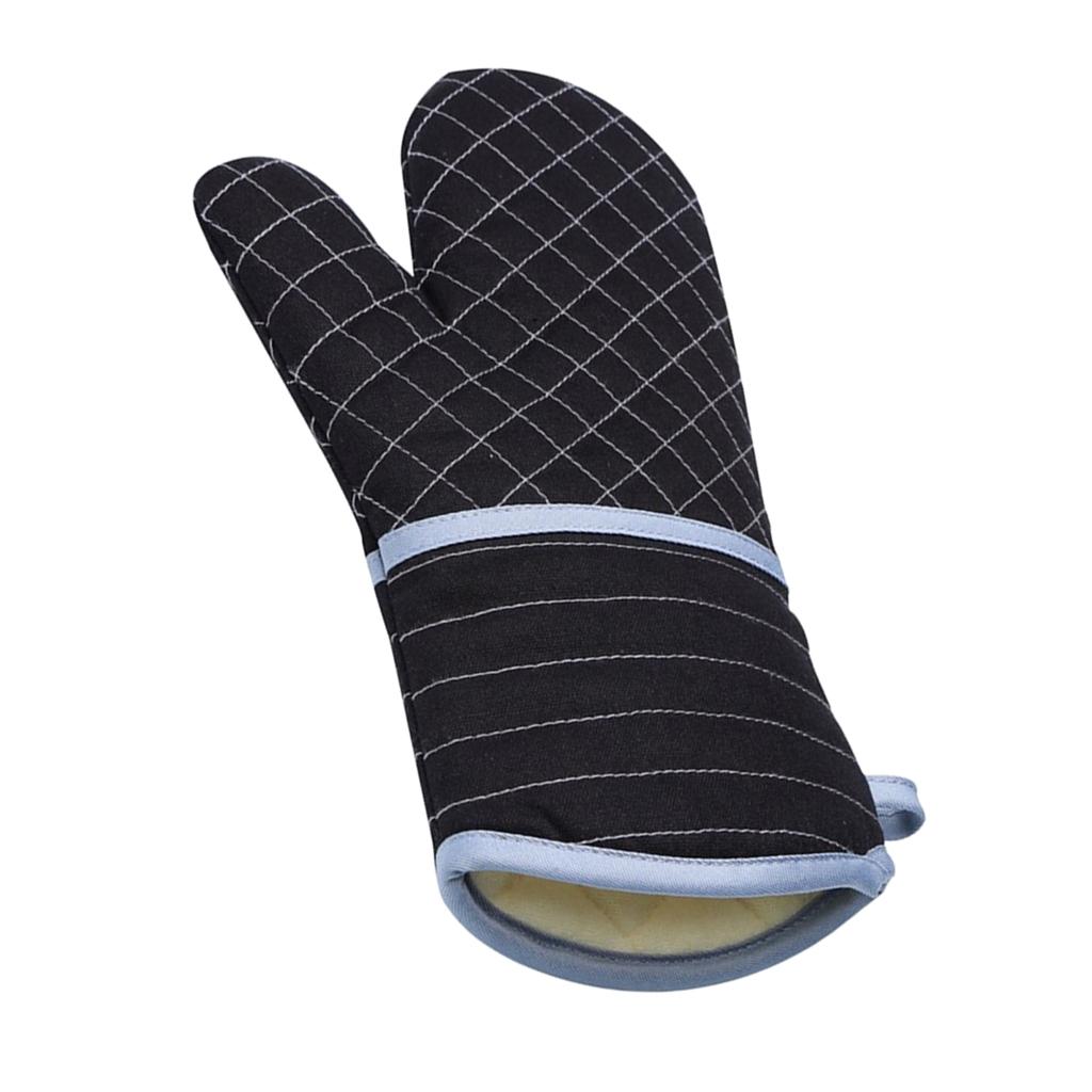 Kitchen Heat Resistant Oven Mitts with Non-slip Oven Gloves for Cooking #2