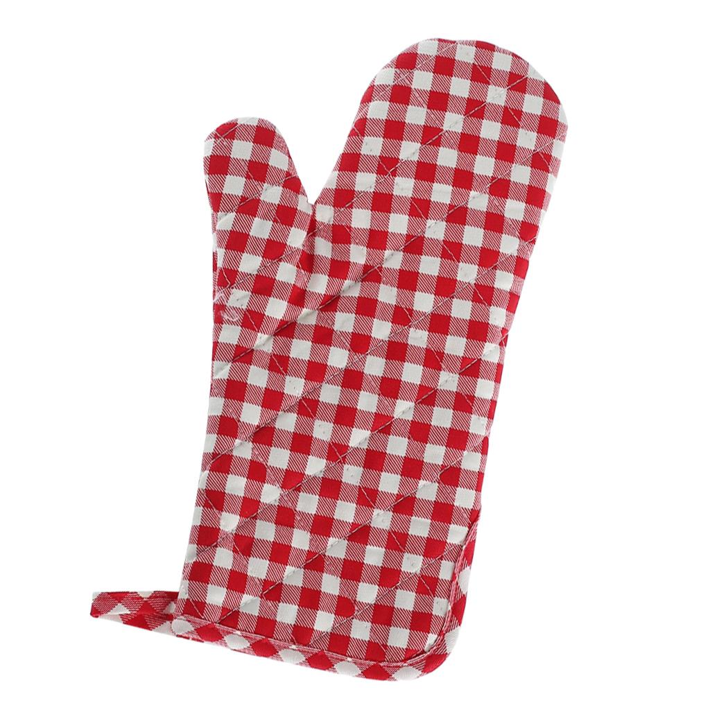 Heat Resistant Oven Mitts with Non-Slip Extra Long Oven Gloves for Cooking