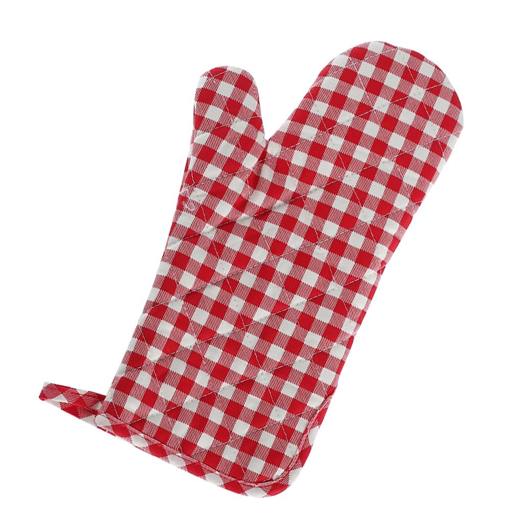 Heat Resistant Oven Mitts with Non-Slip Extra Long Oven Gloves for Cooking