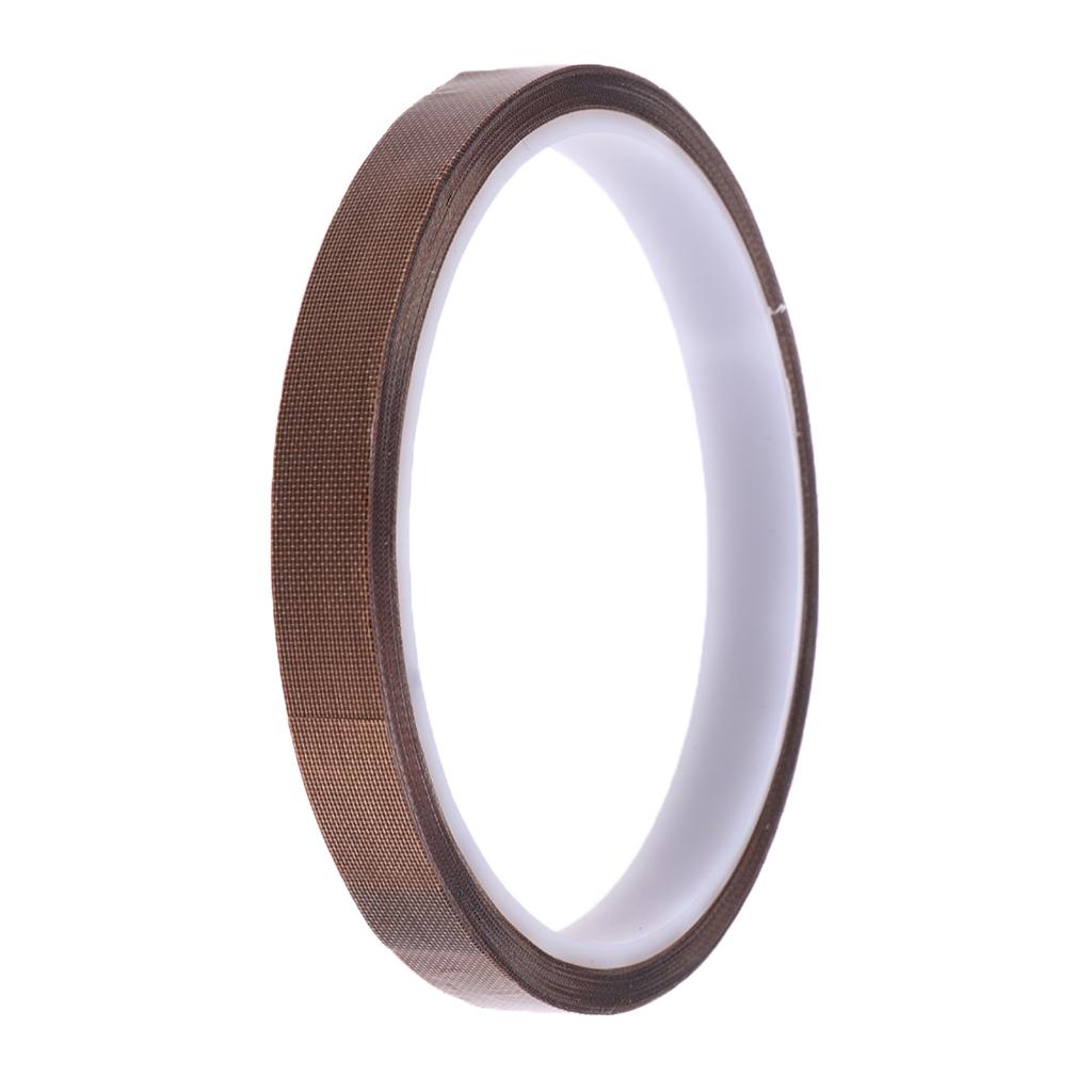 10m x PTFE Adhesive Heat Resistant Tape for Machine Packing 10mm