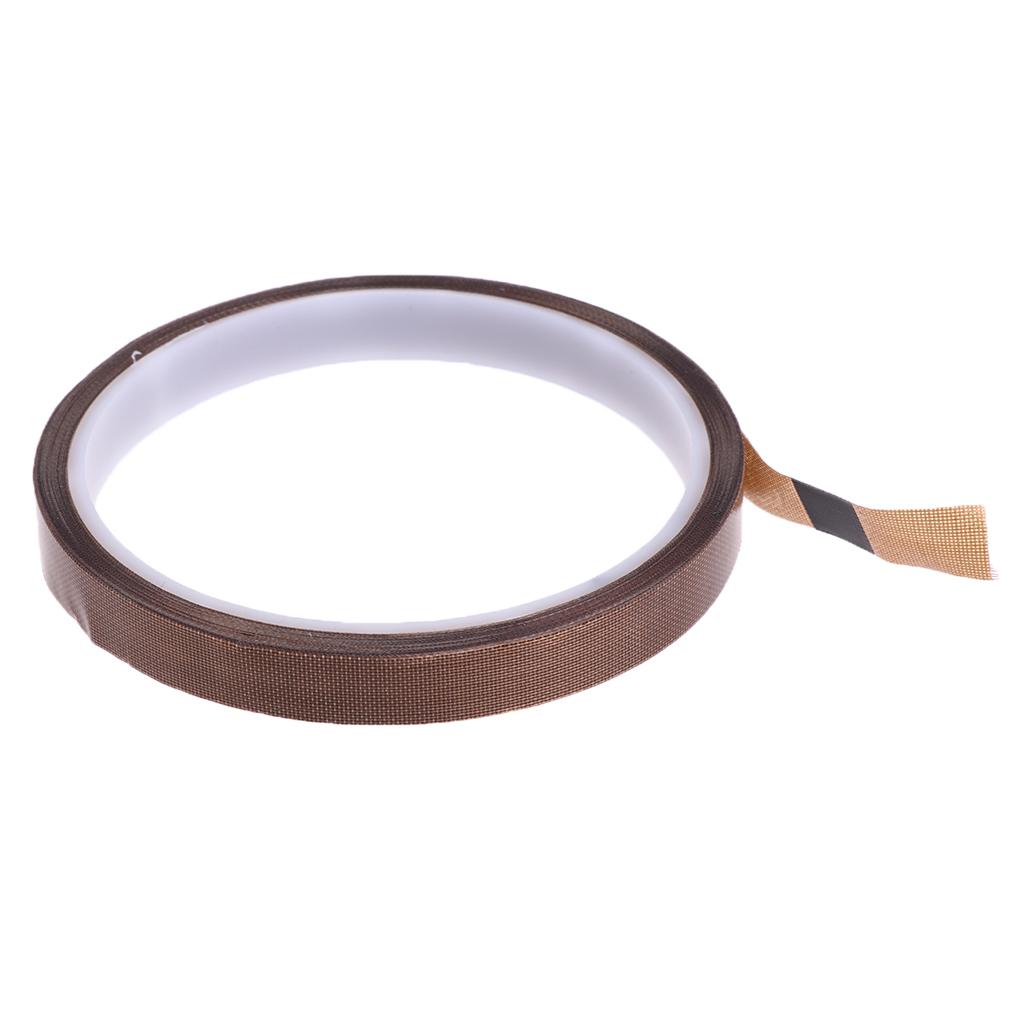 10m x PTFE Adhesive Heat Resistant Tape for Machine Packing 10mm