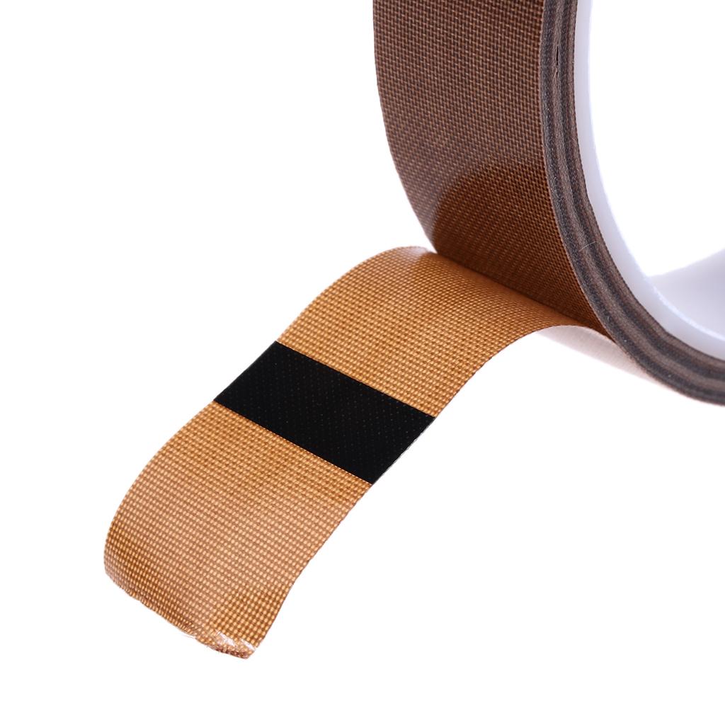 10m x PTFE Adhesive Heat Resistant Tape for Machine Packing 20mm