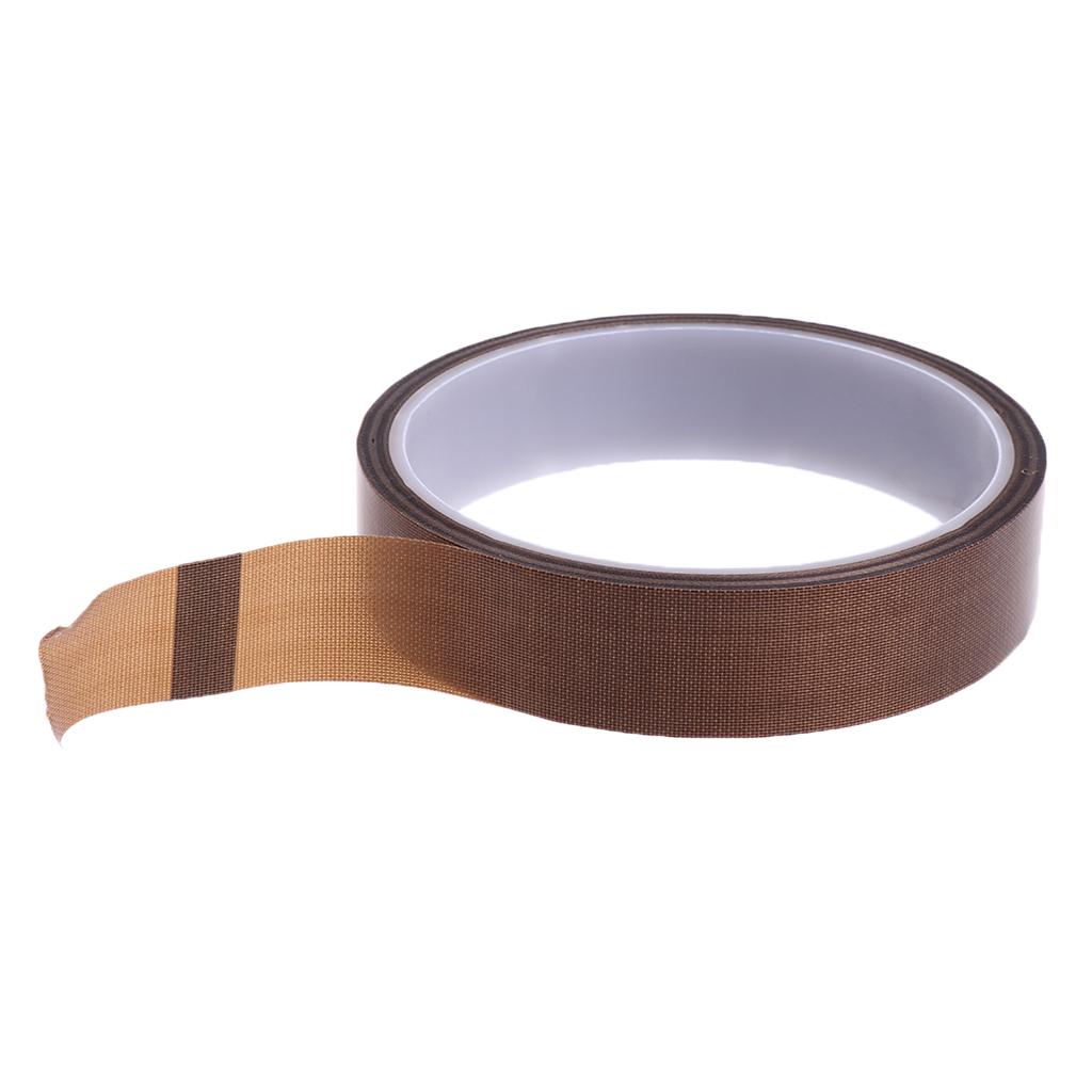 10m x PTFE Adhesive Heat Resistant Tape for Machine Packing 20mm