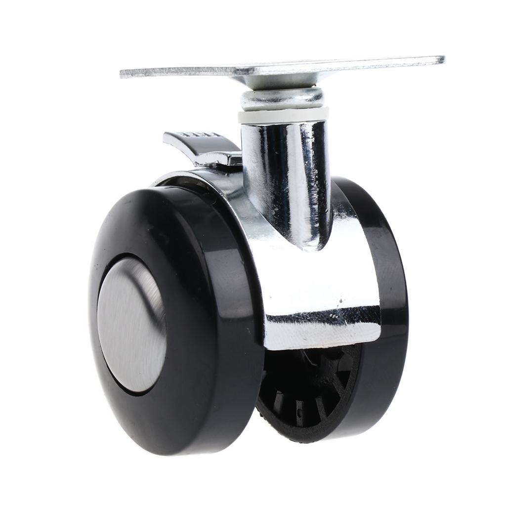 1.5'' Swivel Casters Wheels Floor Protector Rubber Caster Wheels