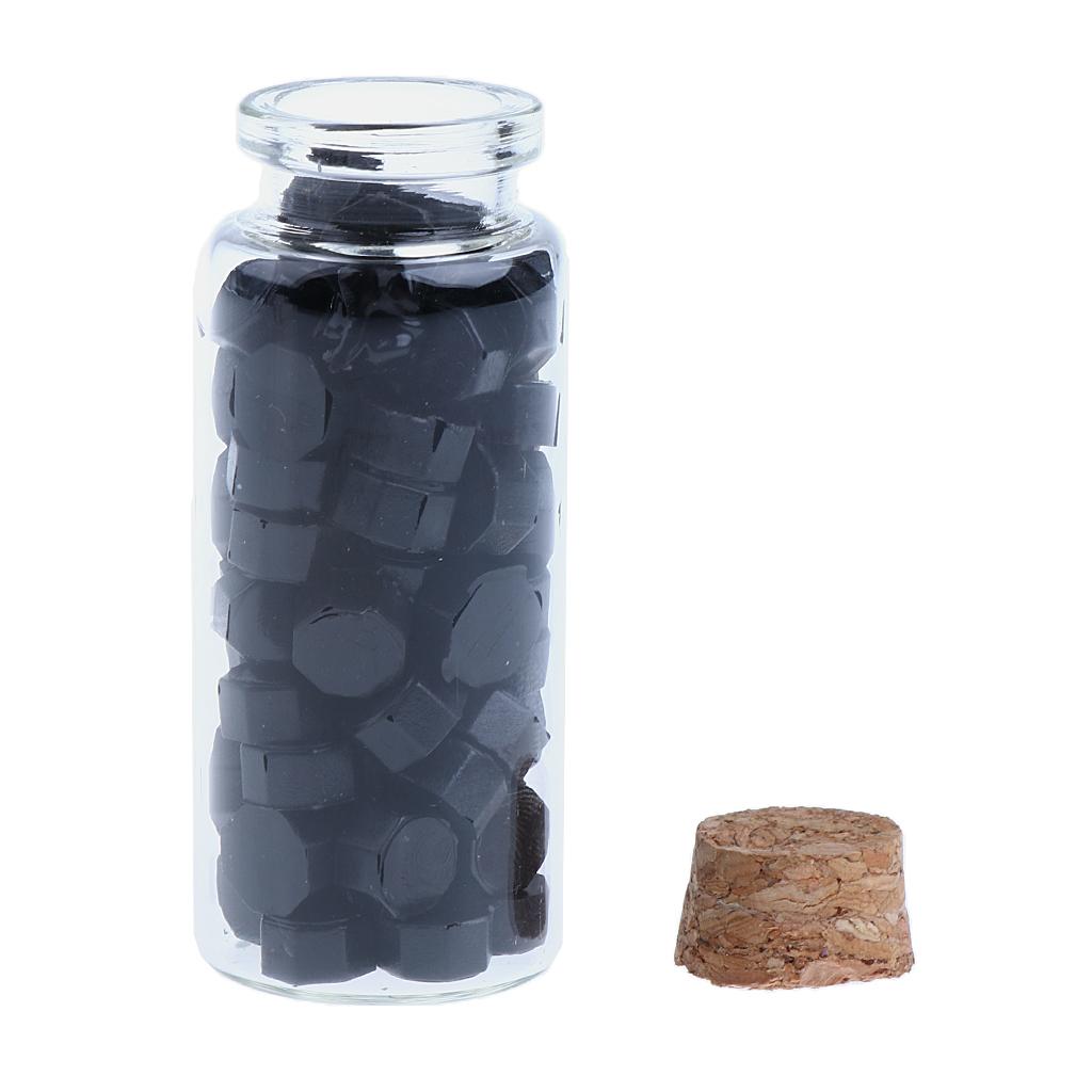 Sealing Wax Stickers for Seal Stamp Sealing Wedding Party Envelope  Black